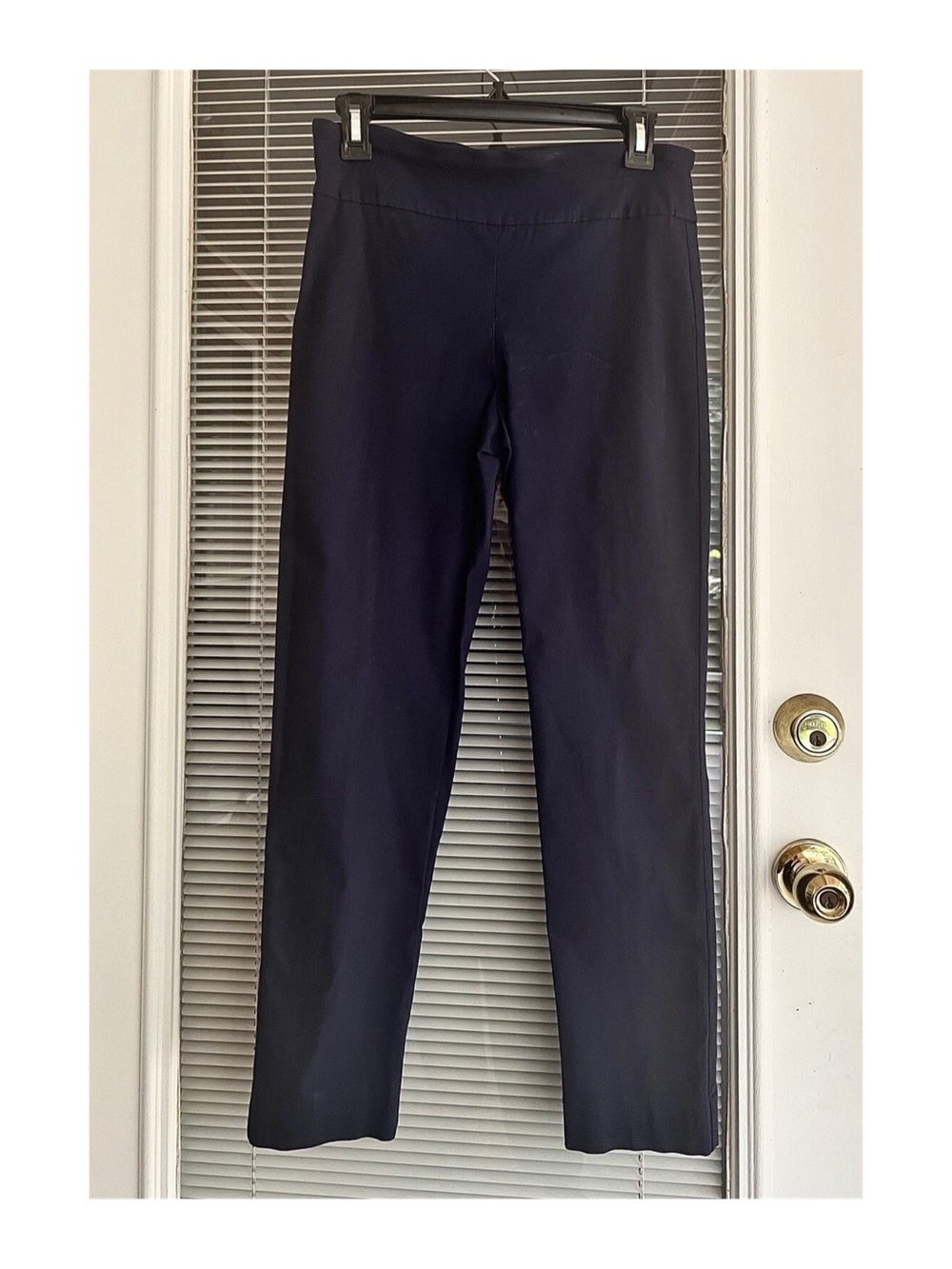 crown & ivy Navy Straight Leg Pants